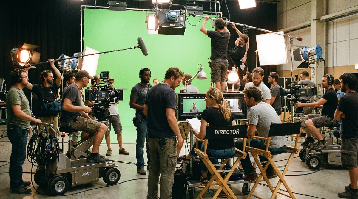 成人视频国际影视合作拍摄现场实景